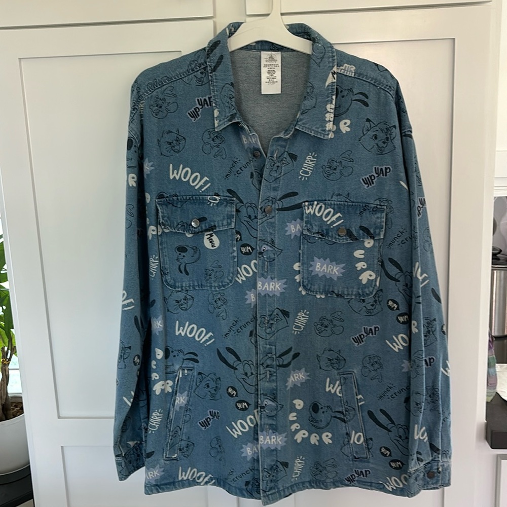 Brand new Disney Critter Chaos denim jacket!